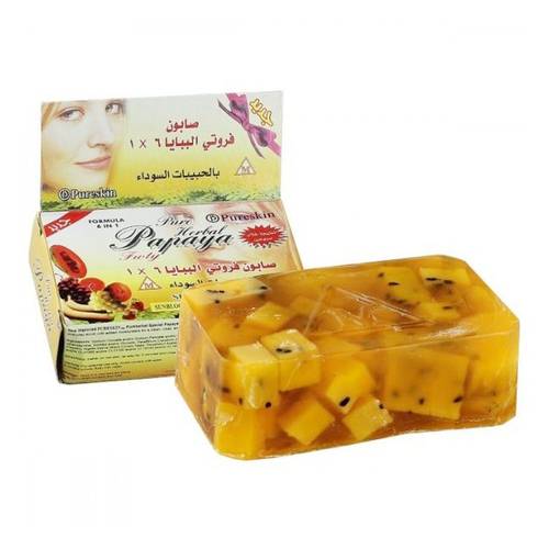 Fruity Papaya Soap 6 In 1 With Black Seed