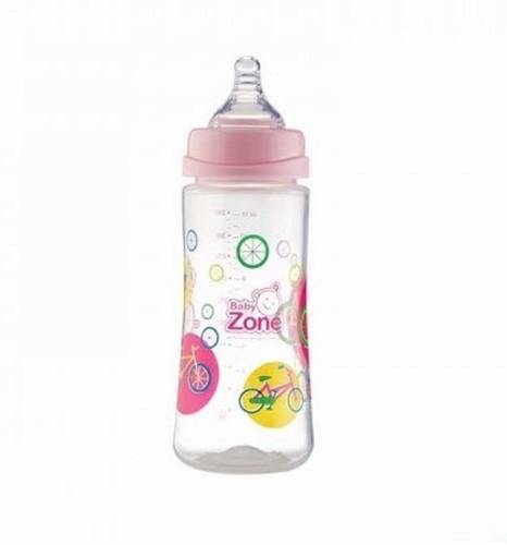 Baby Zone Feeding Bottle With A Wide Nipple 330Ml :8548