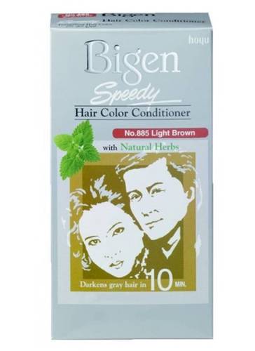 Bigen Speedy Hair Color Conditioner Light Brown No.885 For Unisex