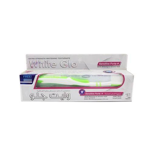 وايت جلو معجون للأسنان الحساسة مع فرشاة للأسنان 100 مل