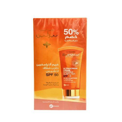 بيزلين كريم ألتراسكرين حاجب شفاف للشمس( SPF 50 ) - 60 مل