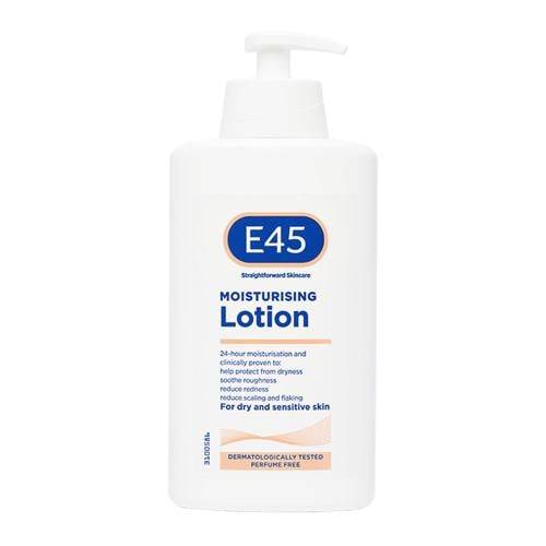 E45 لوشن مرطب للجسم للبشرة الجافة والحساسة - 500 مل