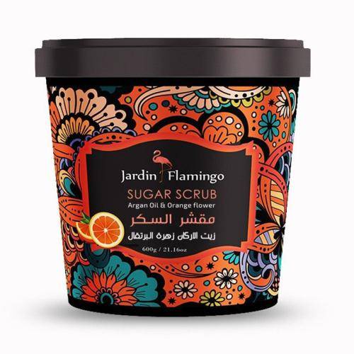 جاردين فلامنجو مقشر السكر بالارغان وزهرة البرتقال 600 جرام