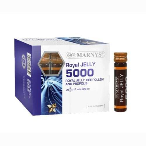مارنيز رويال جيلي 5000 غذاء ملكات النحل - 20 قارورة شراب