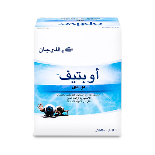 اوبتيف يو دى مرطب للعين قطرة 0.4 مل 30 حبة