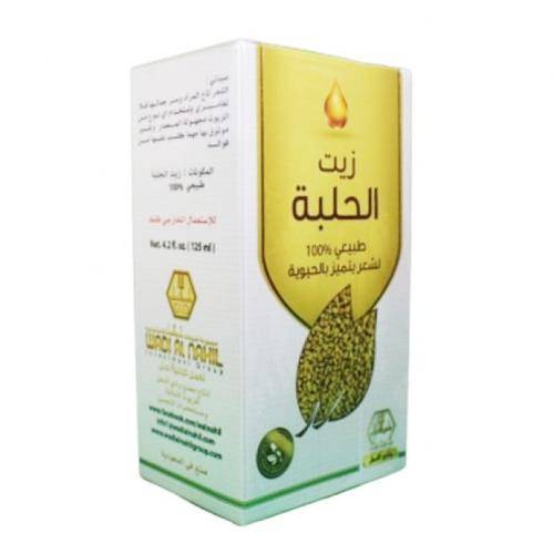 وادي النحل زيت الحلبة لشعر يتميز بالحيوية 125مل