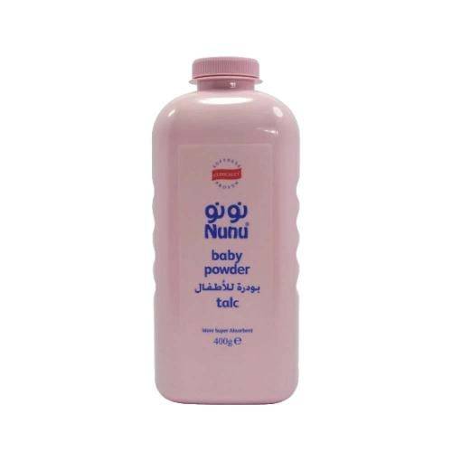 نونو بودرة تلك للاطفال وردي - 400 جم