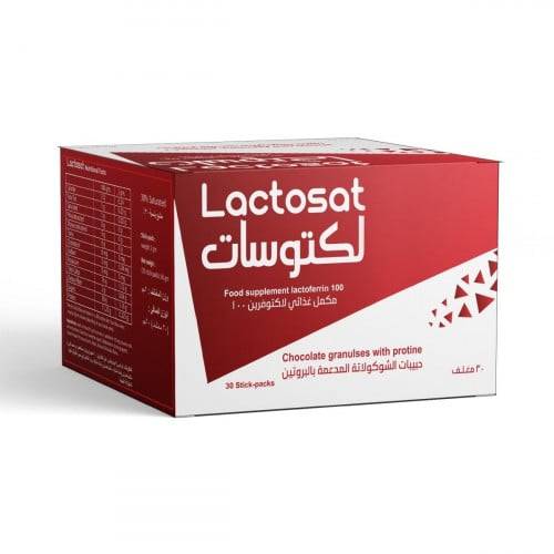 لكتوسات مكمل غذائي لاكتوفرين 100 - 30 مغلف