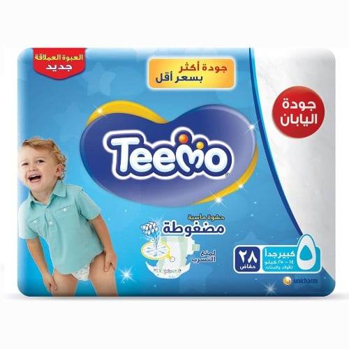 تيمو حفاضات اطفال مقاس (5) عبوة 28 حفاضة