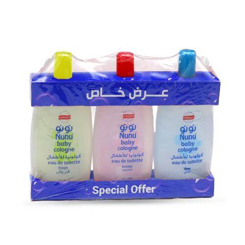 نونو كولونيا للاطفال عرض خاص 3 في 1 - 300 مل