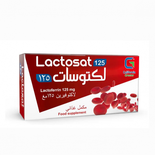لكتوسات مكمل غذائي لاكتوفرين 125 - 30 كبسولة جيلاتينة صلبة