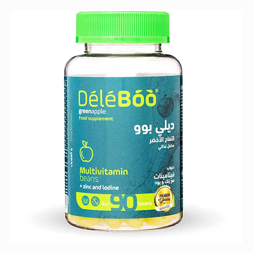 ديلي بوو التفاح الاخضر مكمل غذائى فيتامينات مع زنك و يود 90 حبة