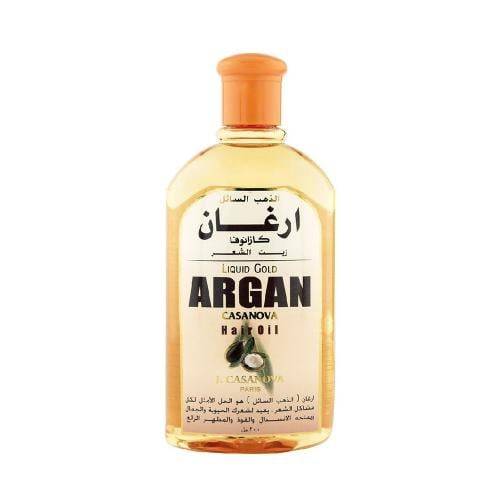 كازانوفا زيت ارغان الذهب السائل للشعر - 300 مل