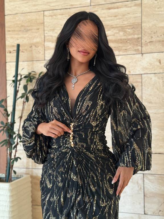 فستان سهره ماسك بتشجيرة