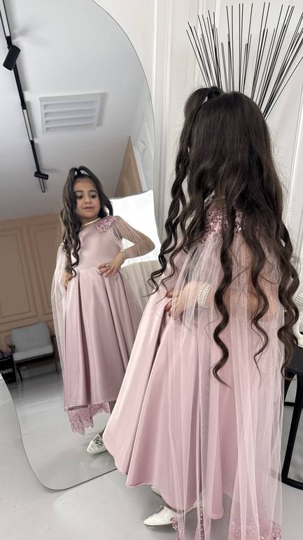 فستان بناتي سهرة فخم وانيق 
