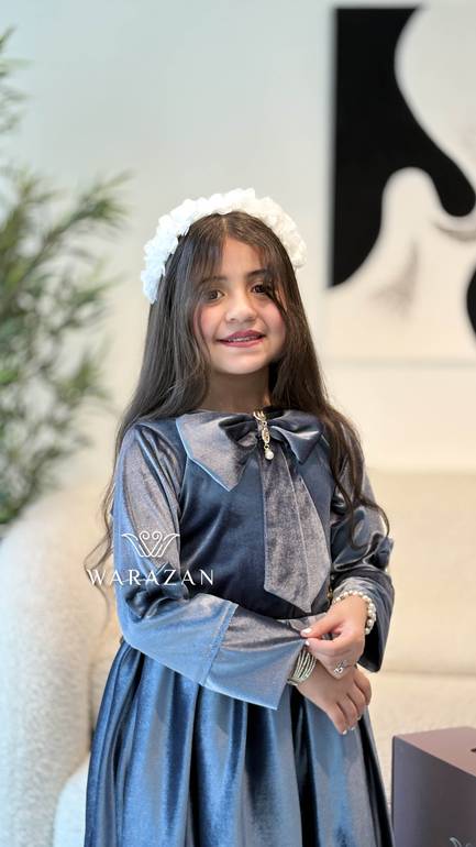 فستان انيق باكمام طويله