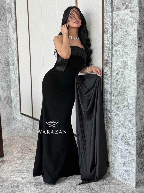 فستان سهرة ماسك قصة صدر راقية 