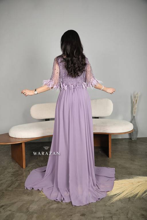 فستان ماسك سهرة قطعتين