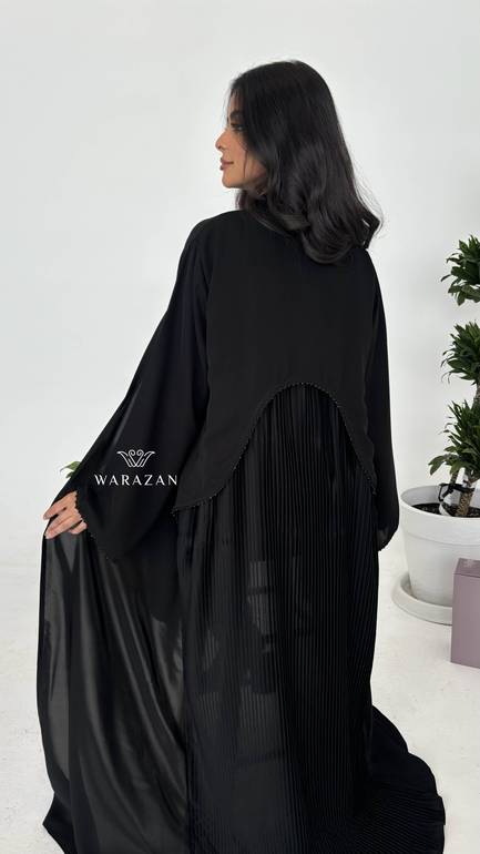 عباية بستايل كسرات من الخلف 