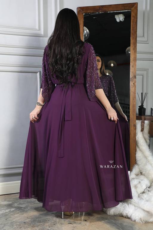 فستان سهره ملكي بتطريز