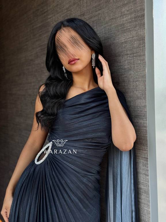 فساتين سهرة بكتف واحد