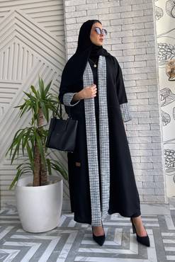 عباية شتويه انيقه بستايل السبعينات