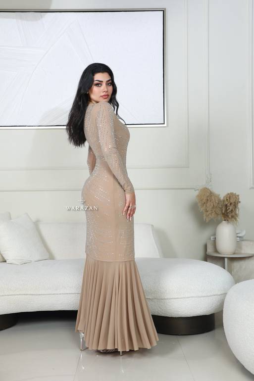 فستان ماسك كرستال 