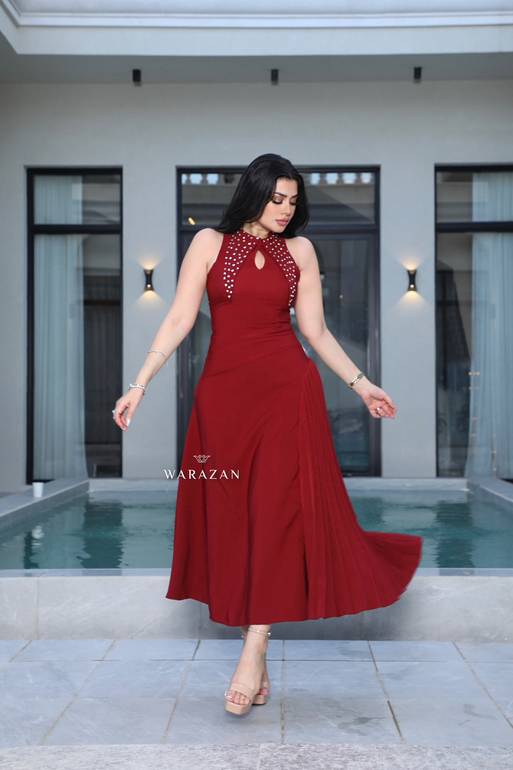 فستان ناعم بيليسيه من الجنب 