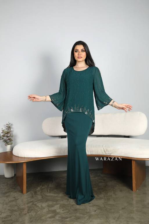 فستان سهره ناعم قطعتين