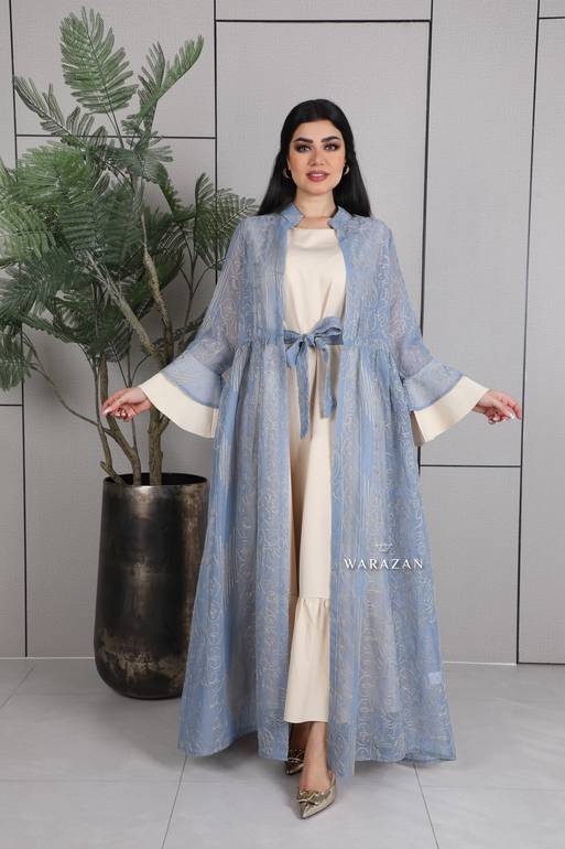 جلابيه قطعتين باكمام واسعه 