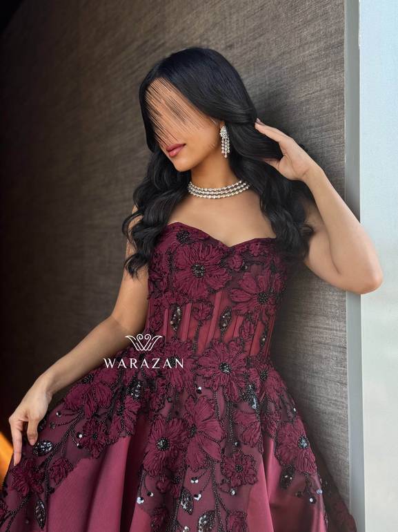 فساتين سهرة راقية بتصميم مميز