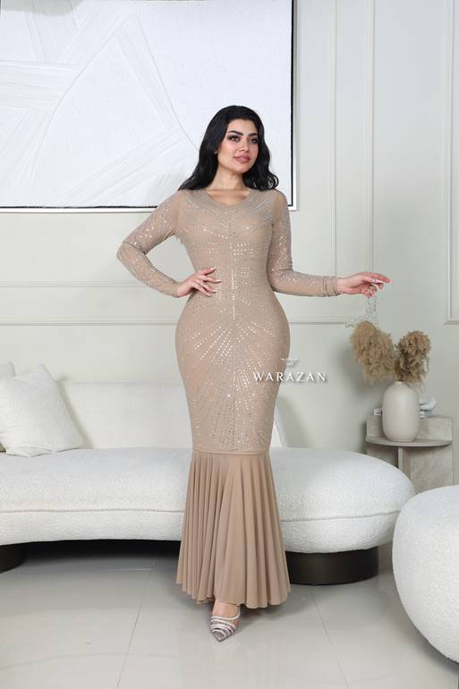 فستان ماسك كرستال 