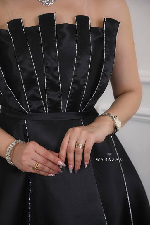 فستان ميكادو ستايل ترندي من الصدر