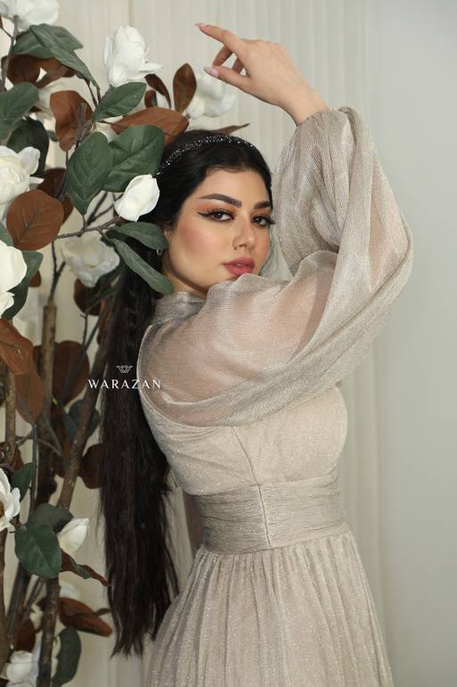 فستان سهرة ناعم بستايل فخم للمناسبات 