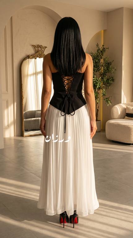 فستان كريب سراميك بلترا بيليسيه