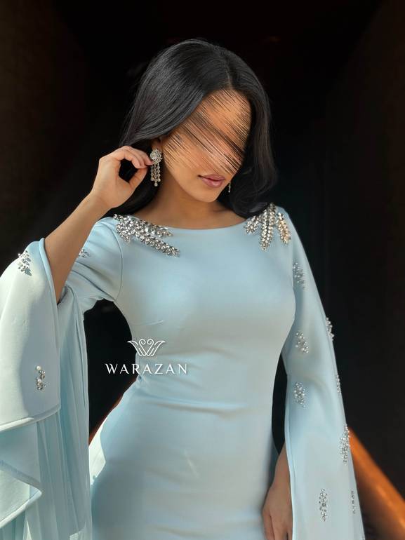 فستان سهره بقصة اكمام كسرات