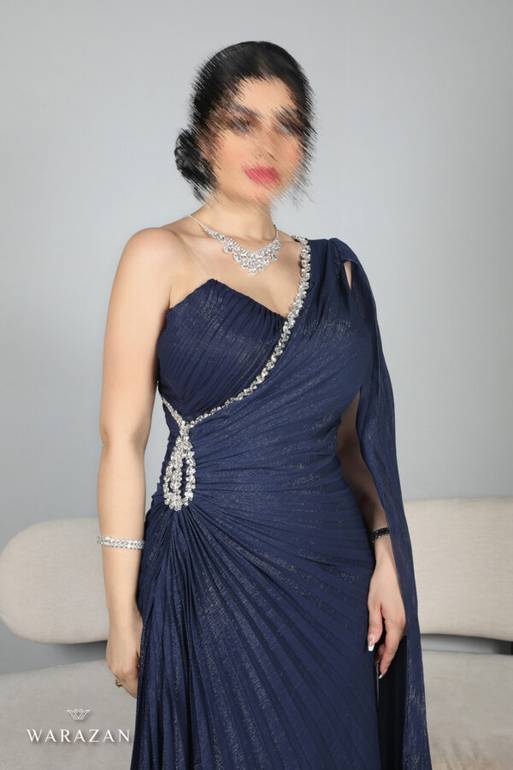 فستان سهرة بيليسيه بتطريز للمناسبات