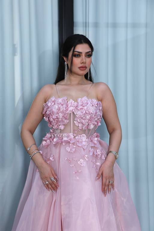 فستان سهرة دبل كلوش 