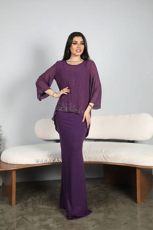 فستان سهره ناعم قطعتين