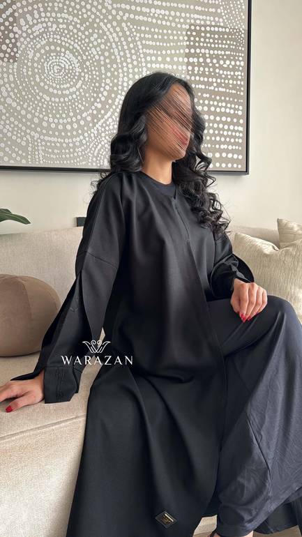 عباية قماش ميني ميت رسمية وعملية 