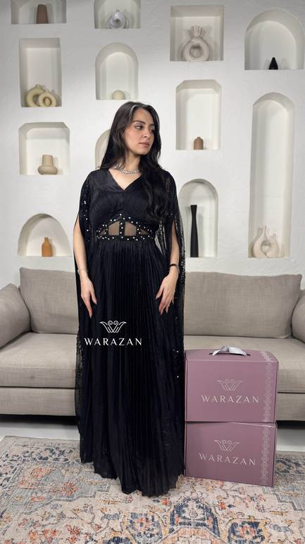فستان سهره بتخصيره من الخصر 