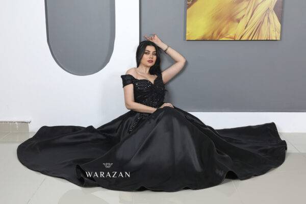 فستان ميكادو بتطريز راقي