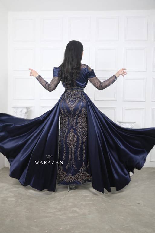 فستان سهرة راقي قطعتين