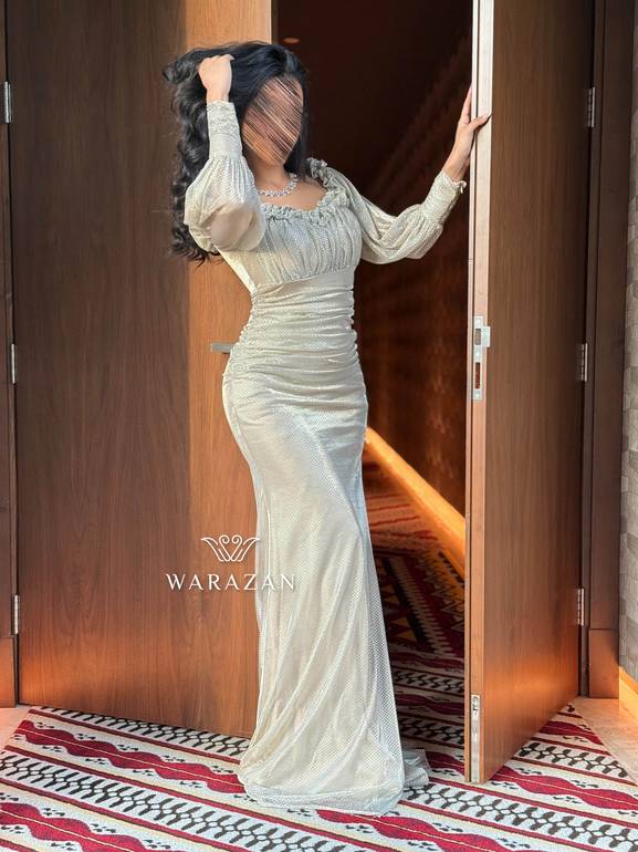 فستان سهرة ناعم ستايل راقي