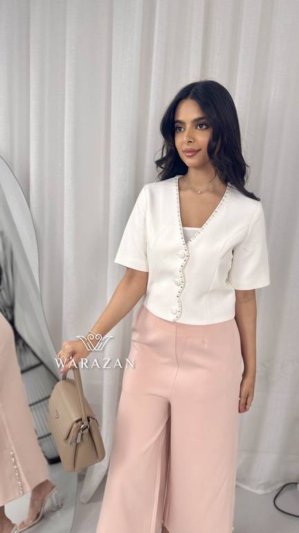 طقم ناعم للمناسبات  - لحمي - S