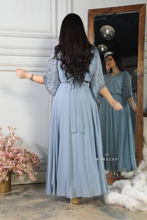 فستان سهره ملكي بتطريز