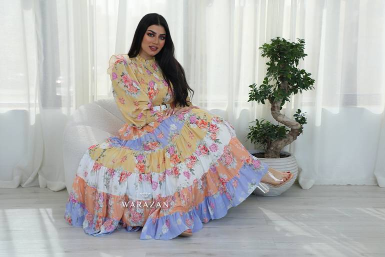 فستان مشجر براند مميز