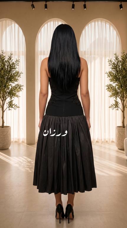 فستان سهرة أسود