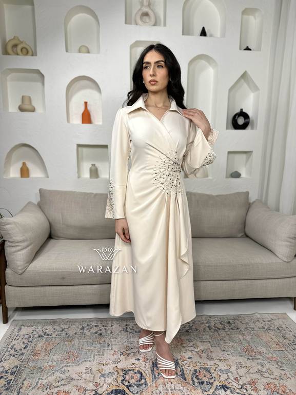 فستان بكرستال و بستايل لف 
