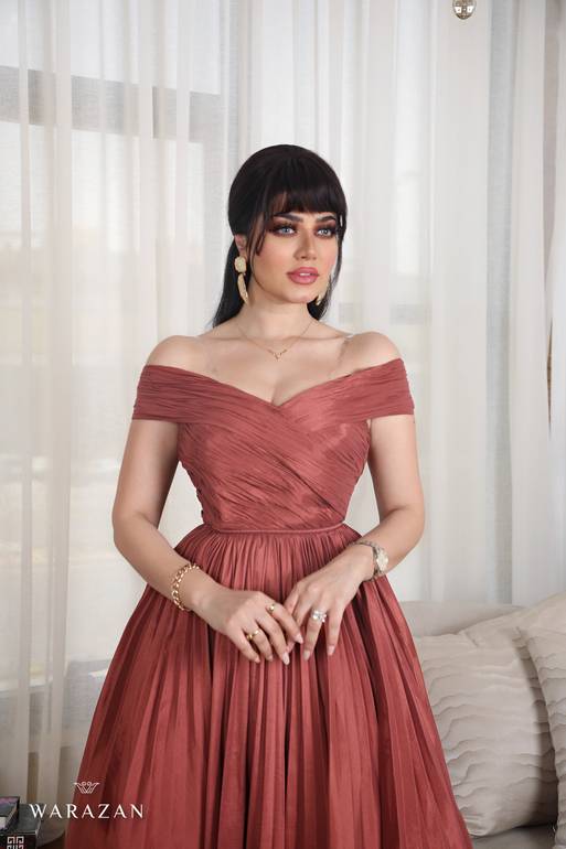 فستان سهرة اوف شولدر بيليسيه